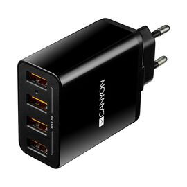 Зарядное устройство Canyon 4xUSB AC (CNE-CHA06B)
