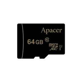 Карта памяти Apacer 64GB microSDXC Class10 UHS-I (AP64GMCSX10U1-RA)