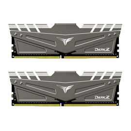 Модуль пам'яті для комп'ютера DDR4 16GB (2x8GB) 3200 MHz T-Force Dark Z Gray Team (TDZGD416G3200HC16CDC01)