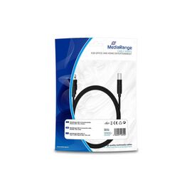 Кабель для принтера USB 2.0 AM/BM 1.8m Mediarange (MRCS101)