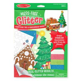 Набор для творчества Melissa&Doug Объемные блестящие наклейки Рождественская елка и пряничный (MD8404)