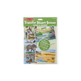 Набор для творчества Melissa&Doug Переводные наклейки Джунгли и Саванна (MD9532)