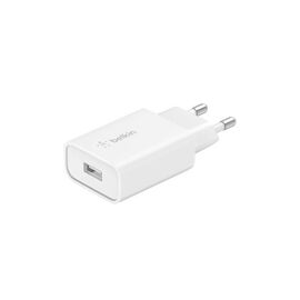 Зарядное устройство Belkin (18W) USB-A 3A, QC3, white (WCA001VFWH)