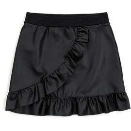Юбка Lovetti с оборкой (6645-152G-black)