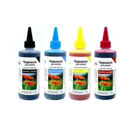 Чернила Makkon для Epson L100/L200/L300, 4*250мл (KIT-EPS-L100-250)
