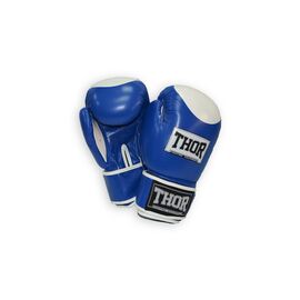 Боксерские перчатки Thor Competition 16oz Blue/White (500/02(Leath) BLU/WHITE 16 oz.)