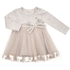 Платье Breeze с фатиновой юбкой (12302-110G-beige)