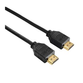 Кабель мультимедийный HDMI to HDMI 1.5m Black Ethernet Gold Hama (00205002)