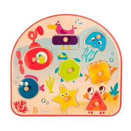 Розвиваюча іграшка Battat Рамка-вкладиш Морські мешканці (BX1844GZ)