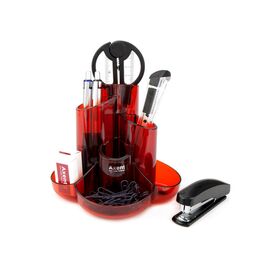 Настольный набор Axent Cascade 9 предметов Красный (2105-06-A)