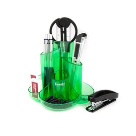 Настольный набор Axent Cascade 9 предметов Салатовый (2105-09-A)