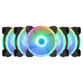 Кулер до корпусу Gelid Solutions AMBER 5 ARGB Combo Bundle ( 5 вентиляторов ) (RF-RGB-MP-01)