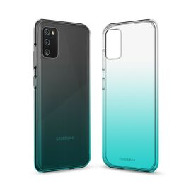 Чехол для моб. телефона MakeFuture Samsung A02s Gradient (Clear TPU) Azure (MCG-SA02SAZ)