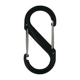Карабин туристический Nite ize Plastic Carb S Biner Size 8 NI736 Black (4823082709489)