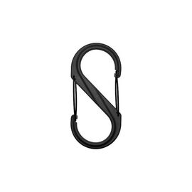 Карабін туристичний Nite ize Plastic Carb S Biner Size 10 NI678 All Black (4823082709496)