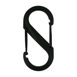 Карабін туристичний Nite ize Plastic Carb S Biner Size 6 NI676 All Black (4823082709571)