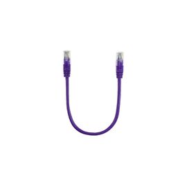 Патч-корд 0.5м, RJ-45, Cat.5e, CU, медь, фиолетовый Ritar (PCR-CU/0.5Pe / 14089)