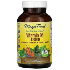 Витамин MegaFood Витамин D3 1000 IU, Vitamin D3, 90 таблеток (MGF-10115)