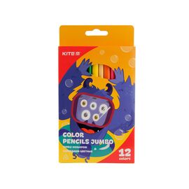Олівці кольорові Kite Jolliers Jumbo тригранні 12 кольорів (K19-048-5)