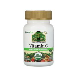 Вітамін Natures Plus Вітамін С органічний, VITAMIN C, 500 мг, Nature's Plus, 60 в (NAP-30733)