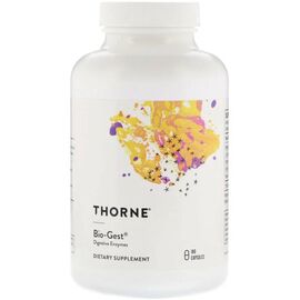Витаминно-минеральный комплекс Thorne Research Био-Гест, Пищеварительные ферменты, Bio-Gest, 180 капсул (THR-40502)