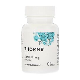Витамин Thorne Research Фолиевая Кислота, Метилфолат, 5-MTHF, 1 мг, 60 капсул (THR-12901)
