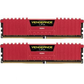 Модуль памяти для компьютера DDR4 16GB (2x8GB) 3200 MHz Vengeance LPX Red Corsair (CMK16GX4M2B3200C16R)