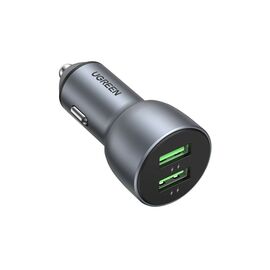 Зарядное устройство Ugreen CD213 36W 2xUSB QC 3.0 3A Car Charger (Dark Blue) (10144)
