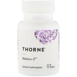 Аминокислота Thorne Research Мелатонин-3, Melaton-3, 60 капсул (THR-78802)
