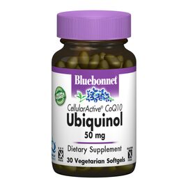 Антиоксидант Bluebonnet Nutrition Убихинол 50мг, Cellular Active, 30 желатиновых капсул (BLB0790)