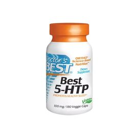 Аминокислота Doctor's Best 5-HTP (Гидрокситриптофан) 100мг, 180 капсул (DRB-00312)