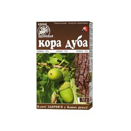 Травы Ключі здоров'я Фиточай кора дуба 70г
