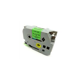 Лента для принтера этикеток UKRMARK RL-B-Fc-TD31P-BK/GR, аналог TZED31. Флуоресцентная. 12 мм х (CBTZD31)