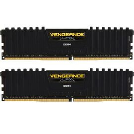 Модуль памяти для компьютера DDR4 16GB (2x8GB) 2400 MHz Vengeance LPX Black Corsair (CMK16GX4M2A2400C14)