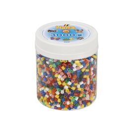 Набор для творчества Hama цветных бусин 3000 шт, 10 цв. термомозаика (209-00)