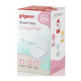 Вкладыш для бюстгальтера Pigeon Comfy Feel с алоэ, 12 шт (79251)