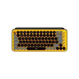 Клавиатура Logitech POP Keys Wireless Mechanical Keyboard Blast Yellow (920-010716)