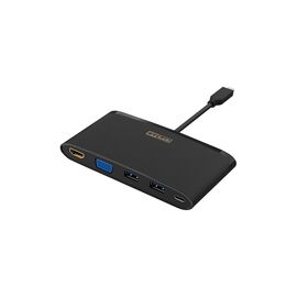 Переходник ST-Lab USB 3.1 Type-C to HDMI 4K, VGA, 2хUSB3.0, Gigabit RJ45, USB (U-2140)