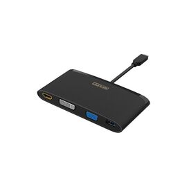 Концентратор ST-Lab USB 3.1 Type-C to HDMI 4K + DVI + VGA + 2хUSB3.0 + Gigabit R (U-2200)
