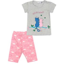 Пижама Matilda с котиками (12311-3-116G-pink)