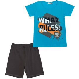 Пижама Matilda "WHAT RULES!" (M12264-4-140B-blue)