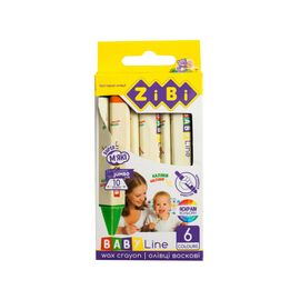 Карандаши цветные ZiBi Baby line Jumbo треугольные 6 шт (ZB.2483)