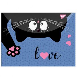 Папка - конверт Yes на кнопке А4 Meow (491871)