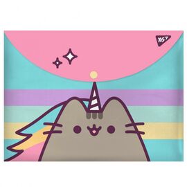 Папка - конверт Yes на кнопці А4 Pusheen (491782)