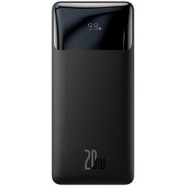 Батарея универсальная Baseus Bipow 10000mAh, PD/20W, QC/3.0, USB-C, 2*USB-A, black (PPDML-L01)