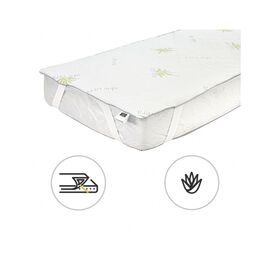 Наматрасник MirSon №1045 Alberto Тенсель (Modal) Aloe Vera 200х200 см (2200001507852)