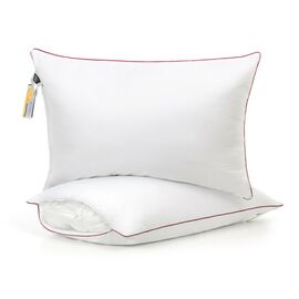 Подушка MirSon антиаллергенная DeLuxe Eco-Soft Hand Made 473 средняя 60х60 (2200000625298)