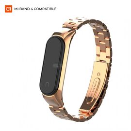 Ремешок для фитнес браслета Armorstandart Metal Band 4303 для Xiaomi Mi Band 4/3 Rose Gold (ARM55915)