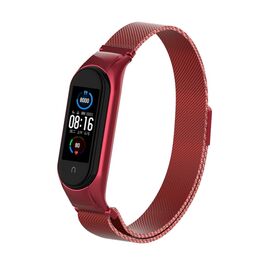 Ремешок для фитнес браслета Armorstandart Milanese Magnetic Band 503 для Xiaomi Mi Band 6/5 Red (ARM57182)