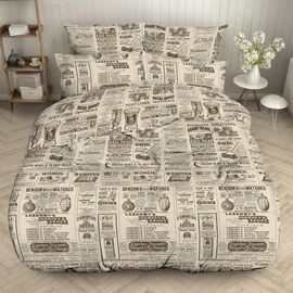 Постельное белье Home Line Газета бязь, Евро (168371)